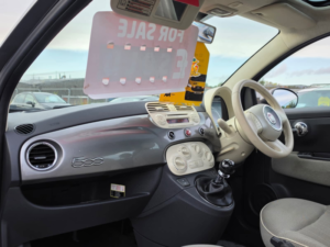 2010 Fiat 500 1.2 Lounge Hatchback 3dr Petrol Manual Euro 5 (s/s) (69 Bhp) in Grey — image 6