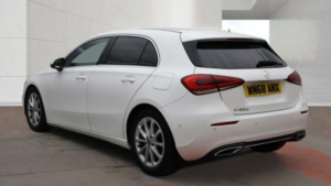 2018 Mercedes-Benz A Class 1.5 A180d Sport (executive) 7g-Dct Euro 6 (s/s) 5dr in White — image 3