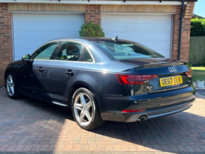 2017 Audi A4 2.0 Tdi S Line S Tronic Euro 6 (s/s) 4dr in Blue — image 4