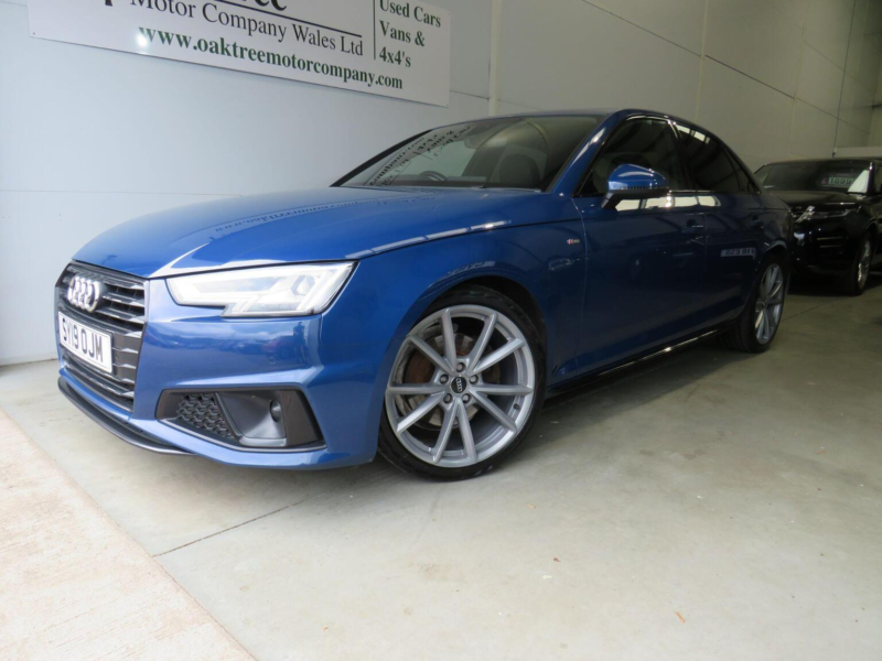 2019 Audi A4 2.0 Tfsi 40 Black Edition S Tronic Euro 6 (s/s) 4dr in Blue — image 1