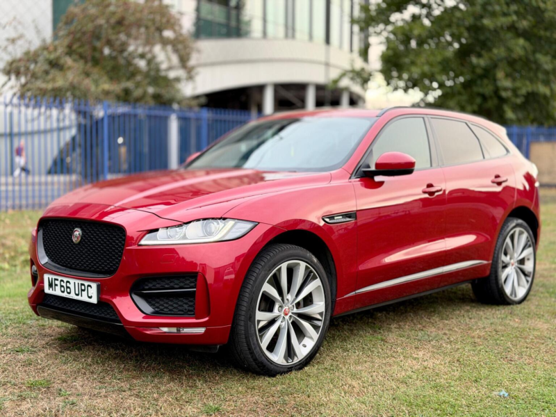 2016 Jaguar F-Pace 2.0 D180 R-Sport Auto AWD Euro 6 (s/s) 5dr in Red — image 1
