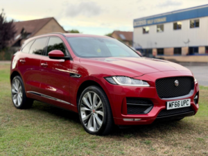2016 Jaguar F-Pace 2.0 D180 R-Sport Auto AWD Euro 6 (s/s) 5dr in Red — image 6