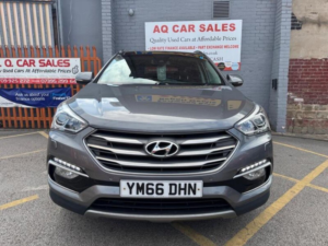 2016 Hyundai Santa Fe 2.2 Crdi Blue Drive Wiggins Edition Auto 4WD Euro 6 (s/s) 5dr (7 Seat) in Silver — image 2