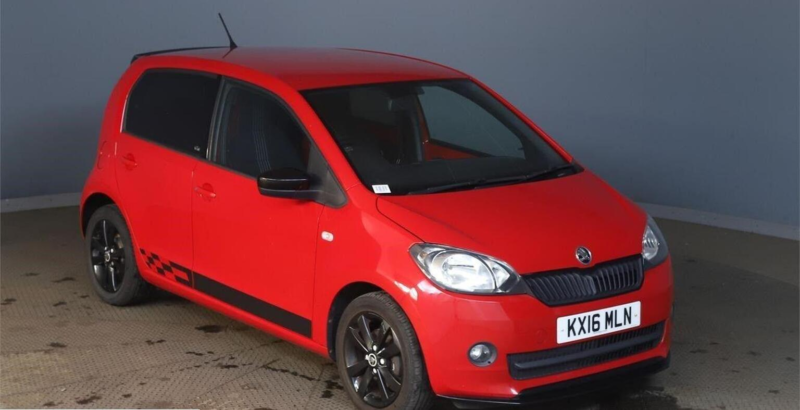 2016 Skoda Citigo 1.0 Mpi Monte Carlo Euro 6 5dr in Red — image 1