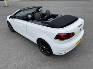 2015 Volkswagen Golf 2.0 Tdi Bluemotion Tech Gt Cabriolet DSG Euro 5 (s/s) 2dr in White — image 2