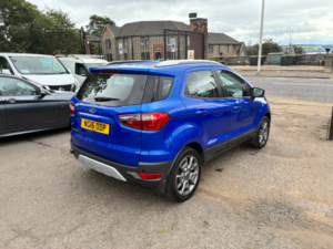2016 Ford Ecosport 1.5 Tdci Titanium SUV 5dr Diesel Manual 2WD Euro 6 (95 Ps) in Blue — image 3