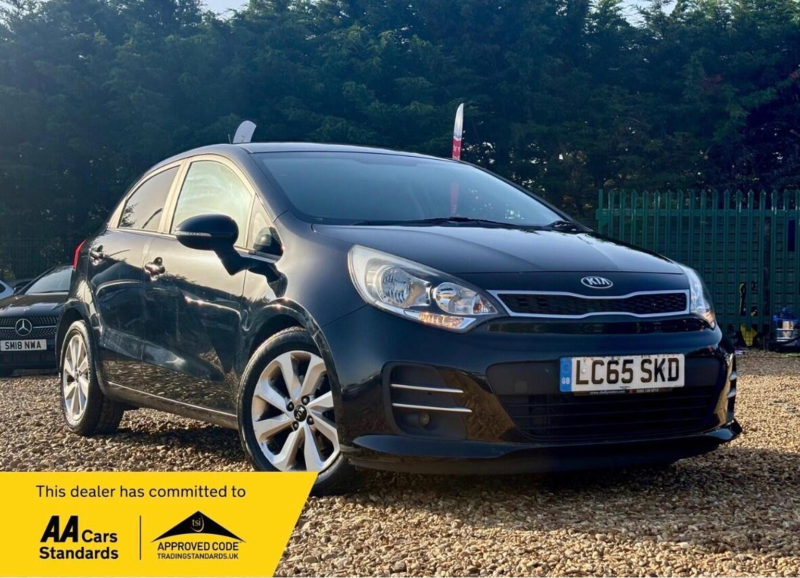 2015 Kia Rio 1.4 Ecodynamics 2 Euro 6 (s/s) 5dr in Black — image 1