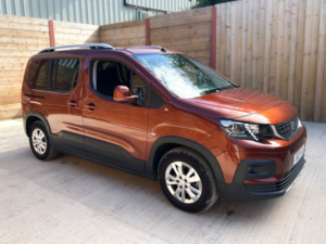 2021 Peugeot Rifter 3 SEAT Petrol Auto Wheelchair Accessible Disabled Access Vehicle Wav in Bronze — image 3