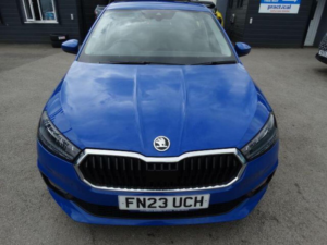 2023 Skoda Fabia 1.0 Tsi Se Comfort DSG Euro 6 (s/s) 5dr in Blue — image 2