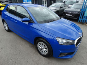 2023 Skoda Fabia 1.0 Tsi Se Comfort DSG Euro 6 (s/s) 5dr in Blue — image 3