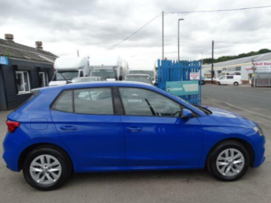 2023 Skoda Fabia 1.0 Tsi Se Comfort DSG Euro 6 (s/s) 5dr in Blue — image 5