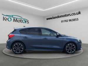 2019 Ford Focus 1.5t Ecoboost St-Line X Auto Euro 6 (s/s) 5dr in Blue — image 3