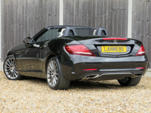 2017 Mercedes-Benz Slc Slc 250d Amg Line Roadster 9g Auto * Two Tone Quilted Leather + Pan Roof + Air Scarf + Big Spec * in Black — image 2