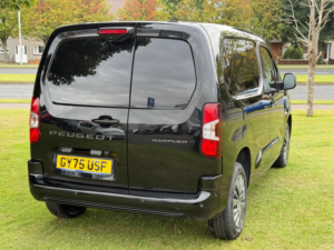 2025 Peugeot Partner 1.5 Bluehdi 1000 Asphalt Standard Panel Van 5dr Diesel Eat8 Swb Euro 6 (s/s) (130 Ps) in Black — image 5