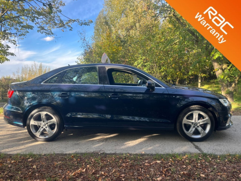 2017 Audi A3 2.0 Tdi Sport Saloon 4dr Diesel Manual Euro 6 (s/s) (150 Ps) in Blue — image 1