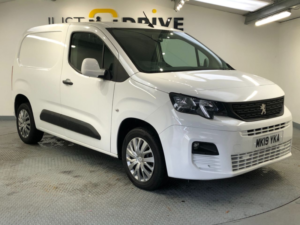 2019 Peugeot Partner 1.6 Bluehdi Professional L1 100 Bhp in White — image 3