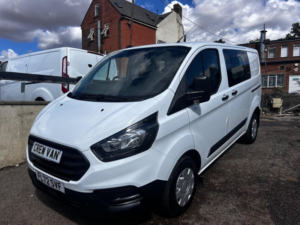 2022 Ford Transit Custom 2.0 300 Ecoblue Leader Crew Van L1 H1 Euro 6 (s/s) 5dr in White — image 6