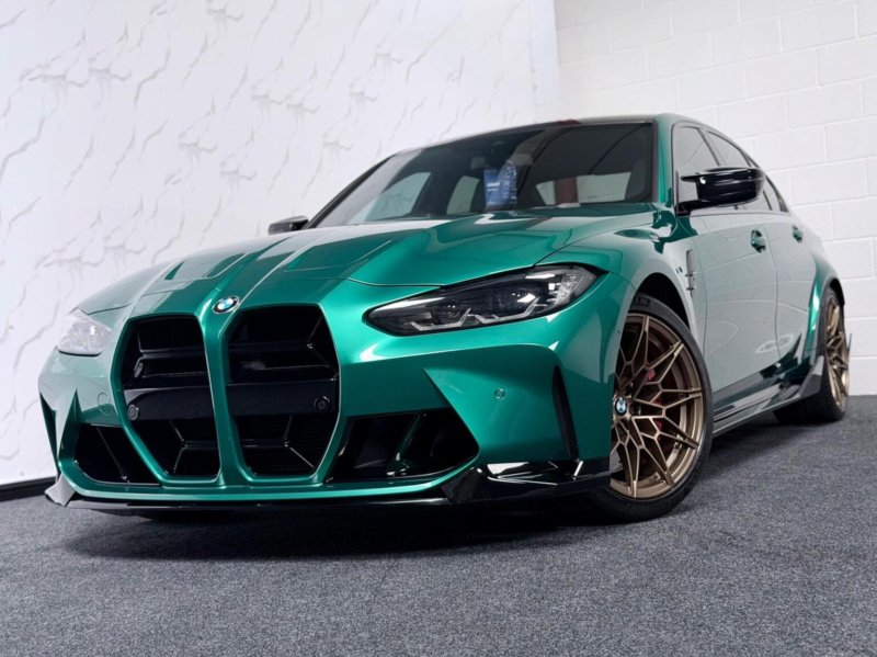 2021 BMW M3 3.0 Biturbo Competition Steptronic Euro 6 (s/s) 4dr in Green — image 1