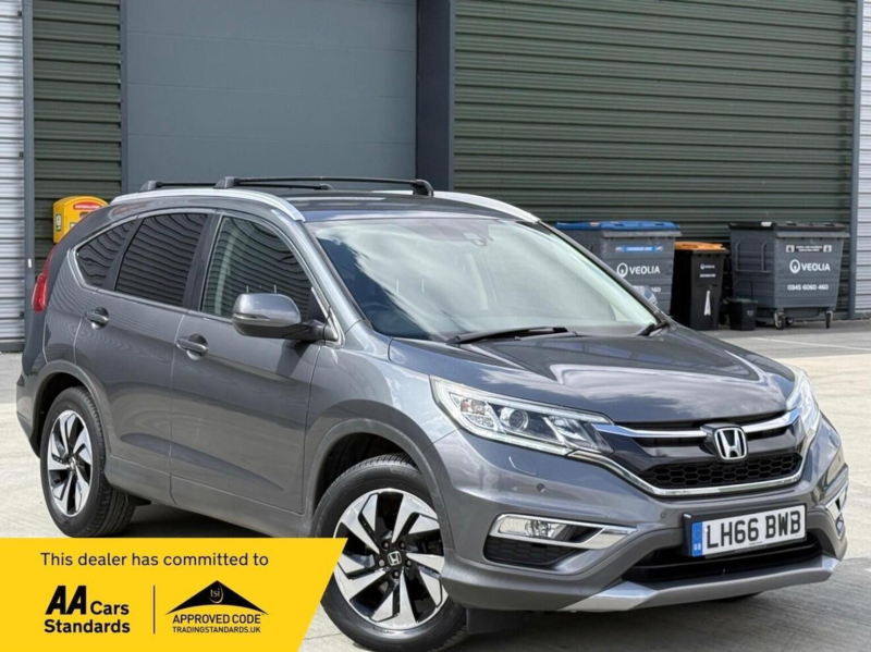 2017 Honda Cr-V 1.6 I-Dtec Sr Auto 4WD Euro 6 5dr in Grey — image 1