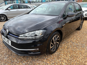 2019 Volkswagen Golf 1.5 Tsi Evo Match Euro 6 (s/s) 5dr in Black — image 3