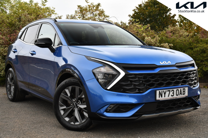 2023 Kia Sportage 1.6 H T-Gdi Gt-Line SUV 5dr Petrol Hybrid Auto Euro 6 (s/s) (226 Bhp) in Blue — image 1
