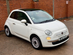 2012 Fiat 500 1.2 Lounge Euro 4 3dr in White — image 2