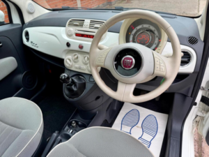 2012 Fiat 500 1.2 Lounge Euro 4 3dr in White — image 6
