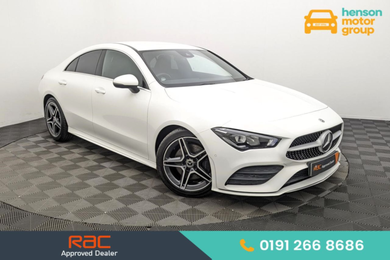 2020 Mercedes-Benz Cla 2.0 Cla220d Amg Line Coupe 4dr Diesel 8g-Dct Euro 6 (s/s) (190 Ps) in White — image 1