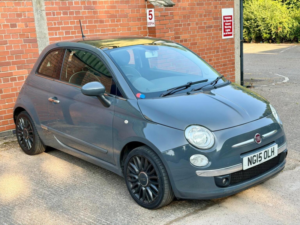2015 Fiat 500 1.2 Lounge Euro 6 (s/s) 3dr in Grey — image 2