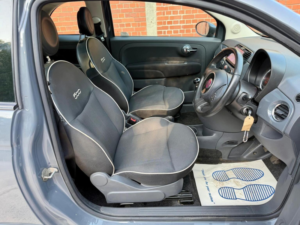 2015 Fiat 500 1.2 Lounge Euro 6 (s/s) 3dr in Grey — image 3