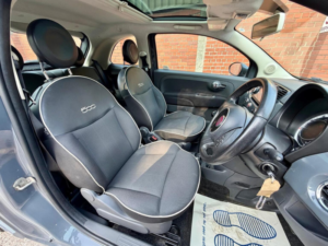 2015 Fiat 500 1.2 Lounge Euro 6 (s/s) 3dr in Grey — image 6
