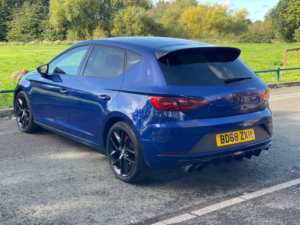 2018 SEAT Leon 1.4 Ecotsi Fr Technology Euro 6 (s/s) 5dr in Blue — image 4
