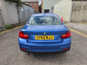 2015 BMW 2 Series 2.0 218d M Sport Euro 6 (s/s) 2dr in Blue — image 5