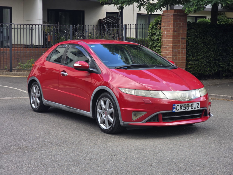 2006 Honda Civic 1.8 I-Vtec Ex Hatchback 5dr Petrol Manual (156 G/km, 138 Bhp) in Red — image 1
