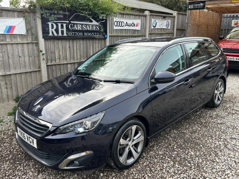 2016 Peugeot 308 Sw 1.6 Bluehdi Allure Eat Euro 6 (s/s) 5dr in Blue — image 1