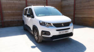 2023 Peugeot Rifter L2 Lwb 4 SEAT Auto Wheelchair Accessible Disabled Access Vehicle Wav in White — image 4