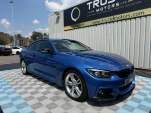 2018 BMW 4 Series 2.0 420i Gpf M Sport Euro 6 (s/s) 2dr in Blue — image 4