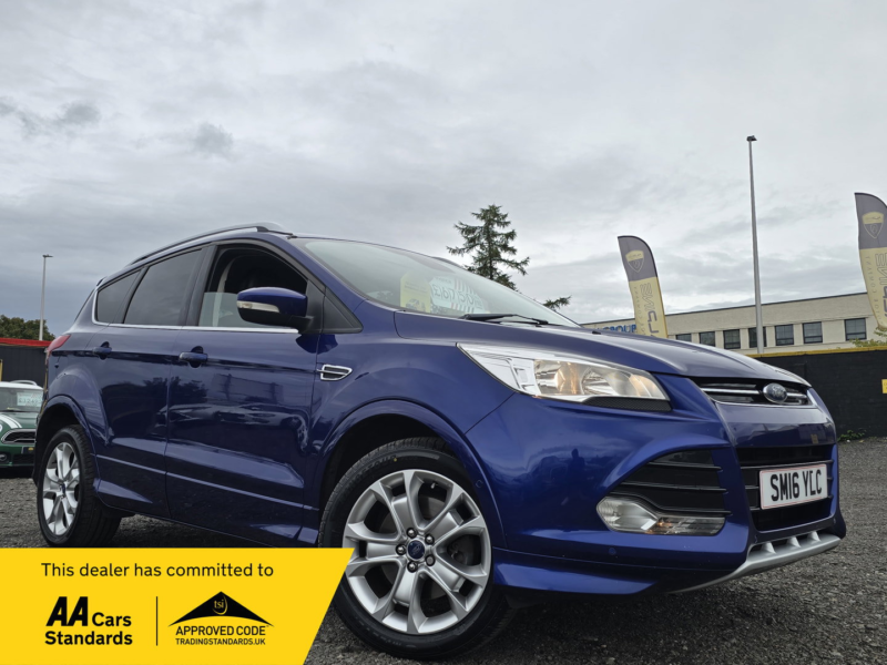 2016 Ford Kuga 2.0 Tdci Titanium Sport SUV 5dr Diesel Manual 2WD Euro 6 (s/s) (150 Ps) in Blue — image 1
