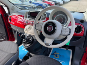 2018 Fiat 500 1.2 Eco Pop Star Euro 6 (s/s) 3dr in Red — image 3