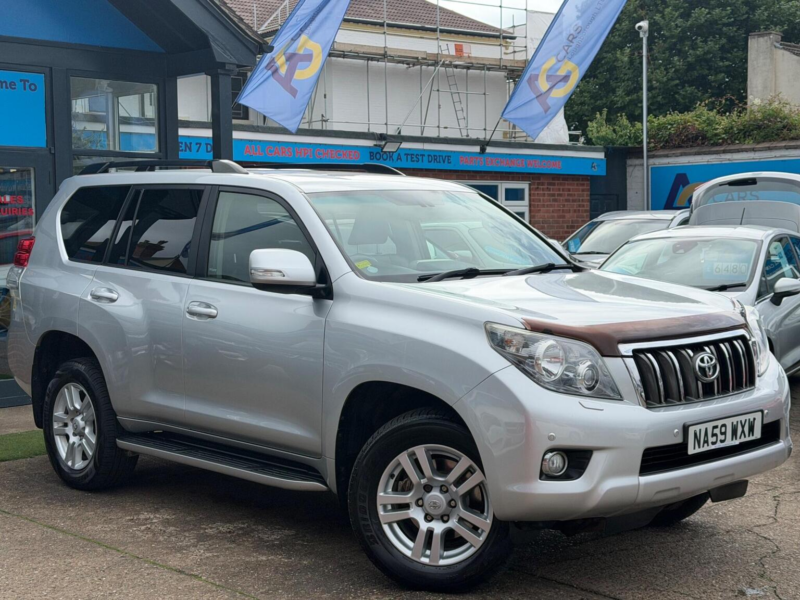 2009 Toyota Land Cruiser 3.0 D-4d Lc4 Auto 4WD Euro 4 5dr in Silver — image 1