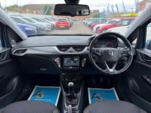 2017 Vauxhall Corsa 1.4i Ecoflex Energy Euro 6 3dr (a/c) in Blue — image 3