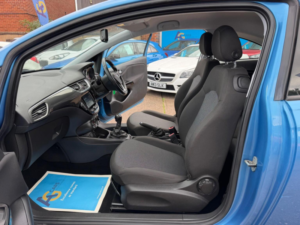 2017 Vauxhall Corsa 1.4i Ecoflex Energy Euro 6 3dr (a/c) in Blue — image 4