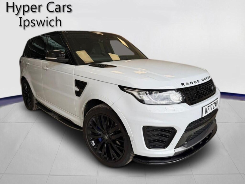2017 Land Rover Range Rover Sport 5.0 V8 Svr Auto 4WD Euro 6 (s/s) 5dr in White — image 1