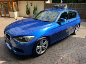 2014 BMW 1 Series 2.0 118d M Sport 5-Door in Blue — image 3