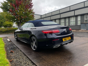 2018 Mercedes-Benz E-Class 3.0 E 350 D Amg Line Premium+ 4matic Auto 4WD 2dr in Blue — image 3