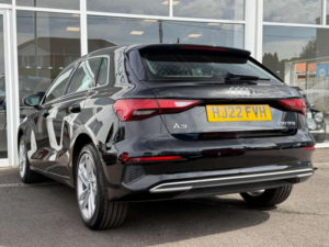 2022 Audi A3 1.0 Tfsi 30 Sport Sportback Euro 6 (s/s) 5dr in Black — image 2