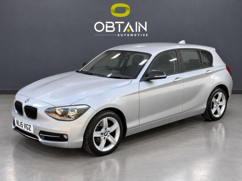2015 BMW 1 Series 2.0 116d Sport Euro 5 (s/s) 5dr in Silver — image 1