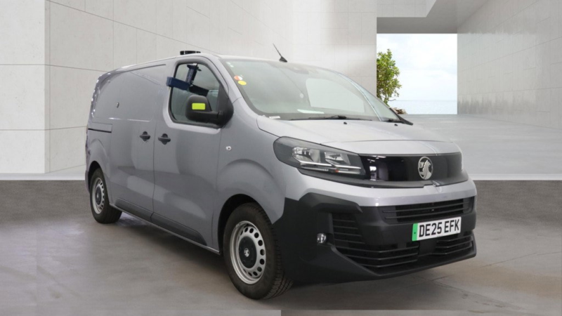 2025 Vauxhall Vivaro Electric 75kwh Prime Panel Van 6dr Electric Auto Swb (11kw Charger) (136 Ps) in Grey — image 1