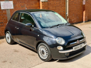2014 Fiat 500 0.9 Twinair Lounge Dualogic Euro 6 (s/s) 3dr in Black — image 2