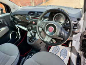 2014 Fiat 500 0.9 Twinair Lounge Dualogic Euro 6 (s/s) 3dr in Black — image 6
